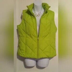 SJB Active Vibrant Green Women's Quilted Vest